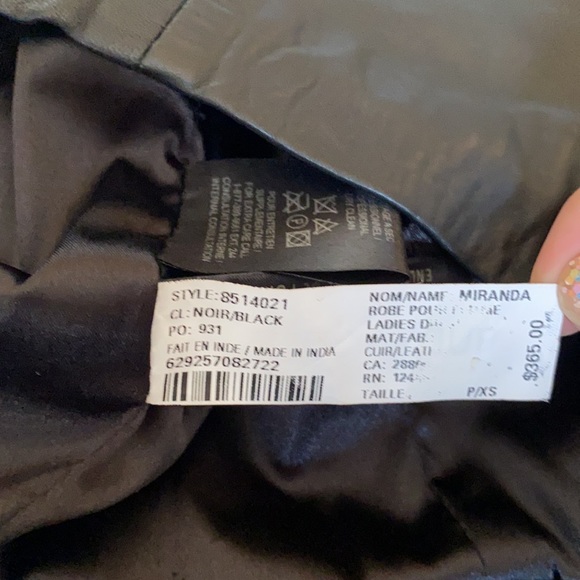 Rudsak Black leather dress - Picture 6 of 8